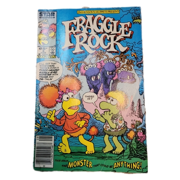 Star Comics - Marvel FRAGGLE ROCK Comic Book, The Monster That Could Be Anything - Picture 1 of 3